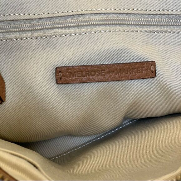 MELROSE AND MARKET crossbody purse Camel BROWN - Picture 7 of 11